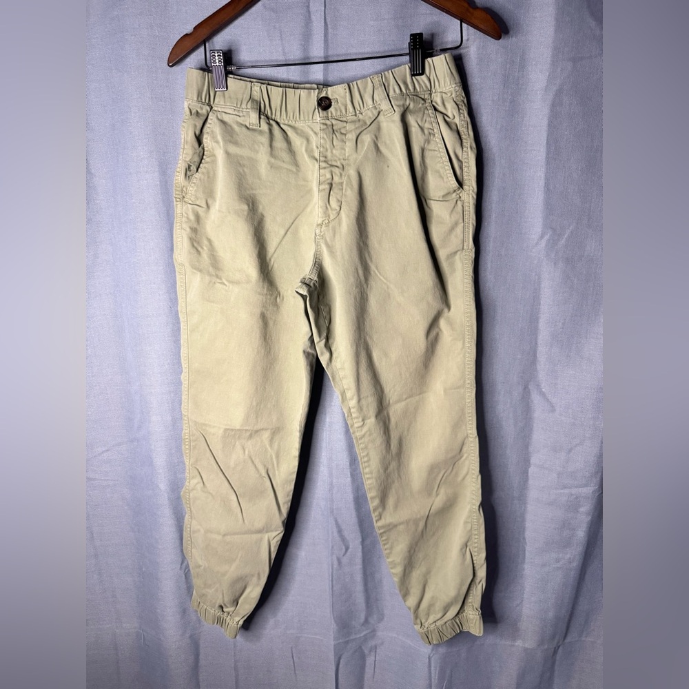 Men's Greenish Kahki Chino Joggers